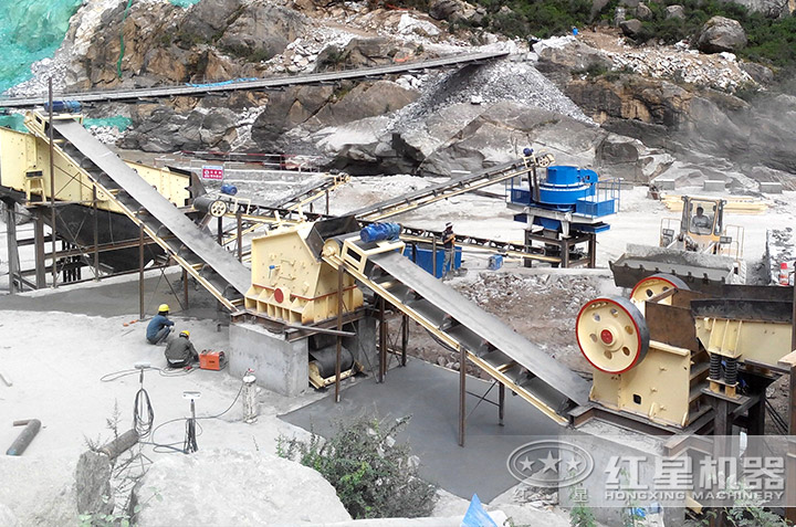 制砂生产线现场 制砂生产线现场