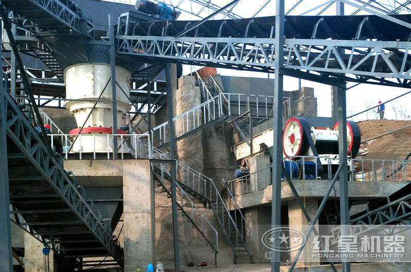 石英砂生产现场 石英砂生产现场